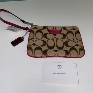 Coach small wristlet